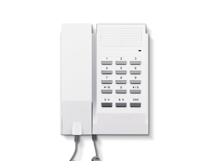 코콤 KOCOM KIP-300B / KIP-300BA 유선전용 경비실통화 인터폰