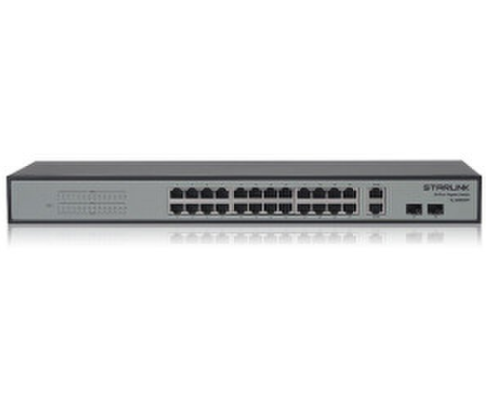 유비큐넷 STARLINK SL-2028GSFP 스위칭허브 24포트+2TP+2SFP 허브스위치