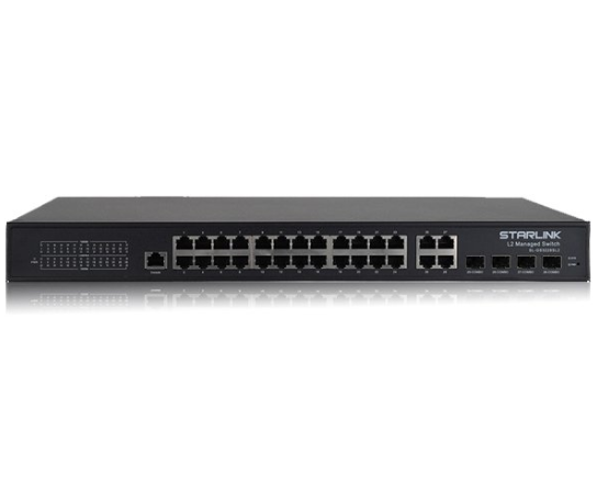 유비큐넷 STARLINK SL-GS3228SL2 스위칭허브 24포트 L2 허브스위치