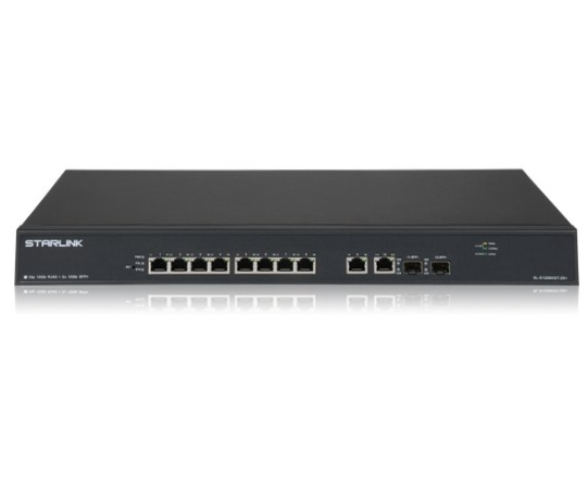 유비큐넷 STARLINK SL-S1208XGT-2S+ 스위칭허브 10*10GT+2SFP+ 허브스위치