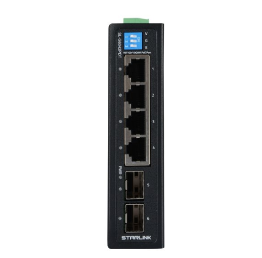 유비큐넷 STARLINK SL-G6042PDT 스위칭허브 4포트 POE스위치