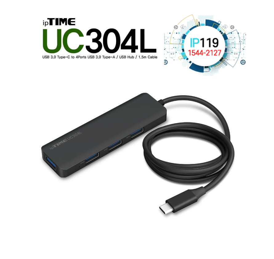 EFM네트웍스 아이피타임 UC304L UC304L USB 허브 고속 데이터 전송
