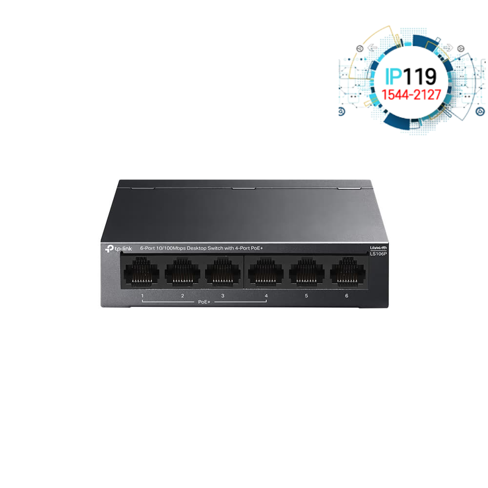 TPLINK 티피링크 LS106P 4포트 POE허브