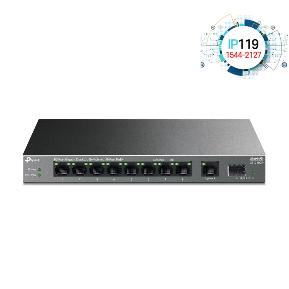 TPLINK 티피링크 LS1210GP 고속 데이터 전송 네트워크 확장