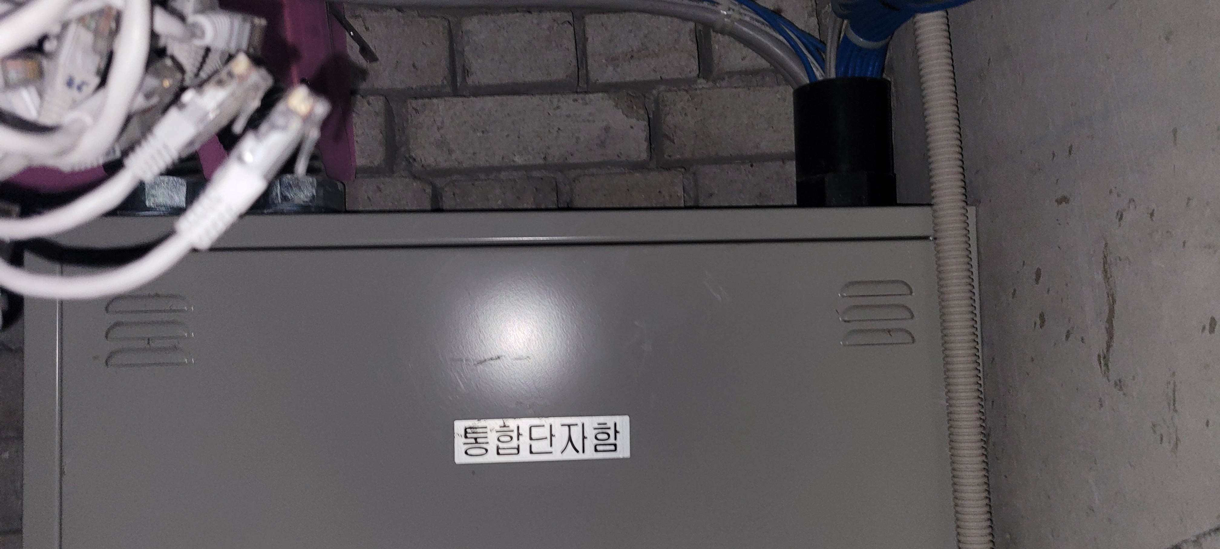 기업 건물 전체 통합단자함 점검하고 노후된 랜선 빠르게 교체해주셨어요